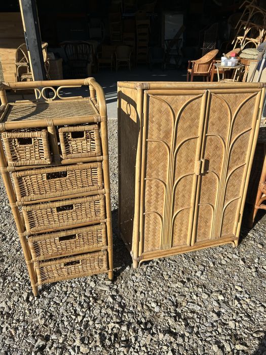 Szafki ratanowe regaly