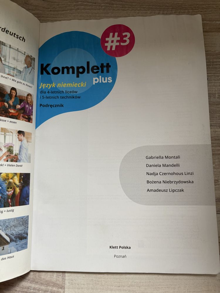 Podręcznik do języka niemieckiego Komplett plus 3