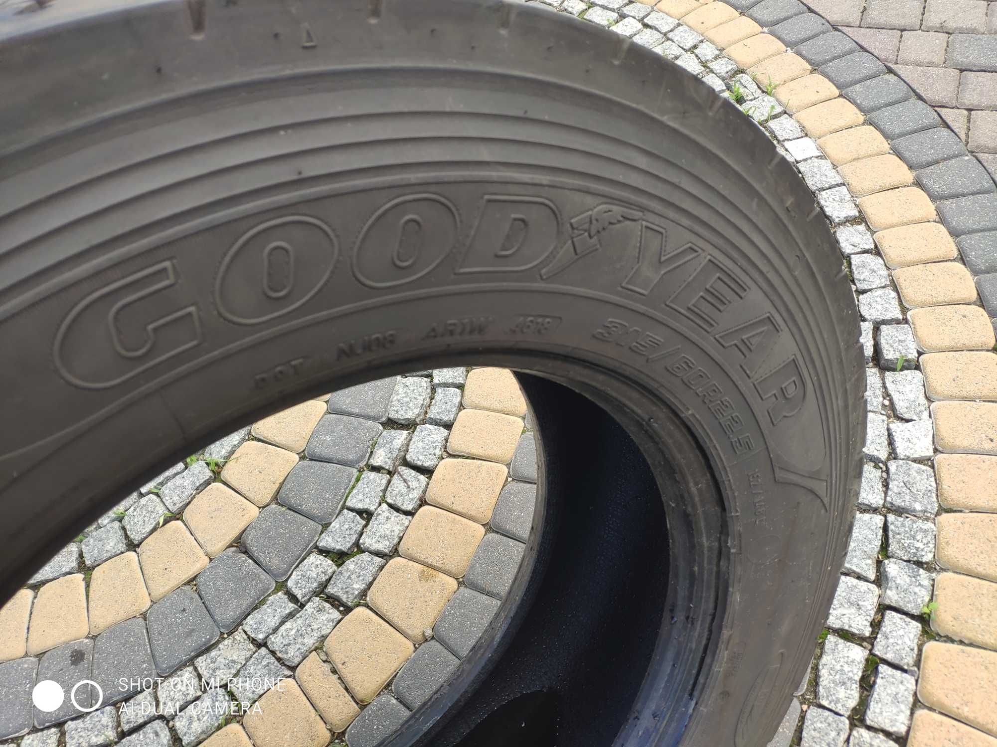 Opona Opony 315/60R22,5 " GOODYEAR KMAX D napędowa 1szt na napęd