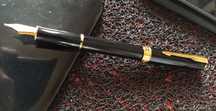 Чернильная ручка Паркер Sonnet Lacquer Black GT
