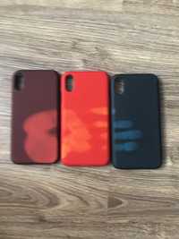 Etui termiczne do iphone Xr czerowne niebieskie