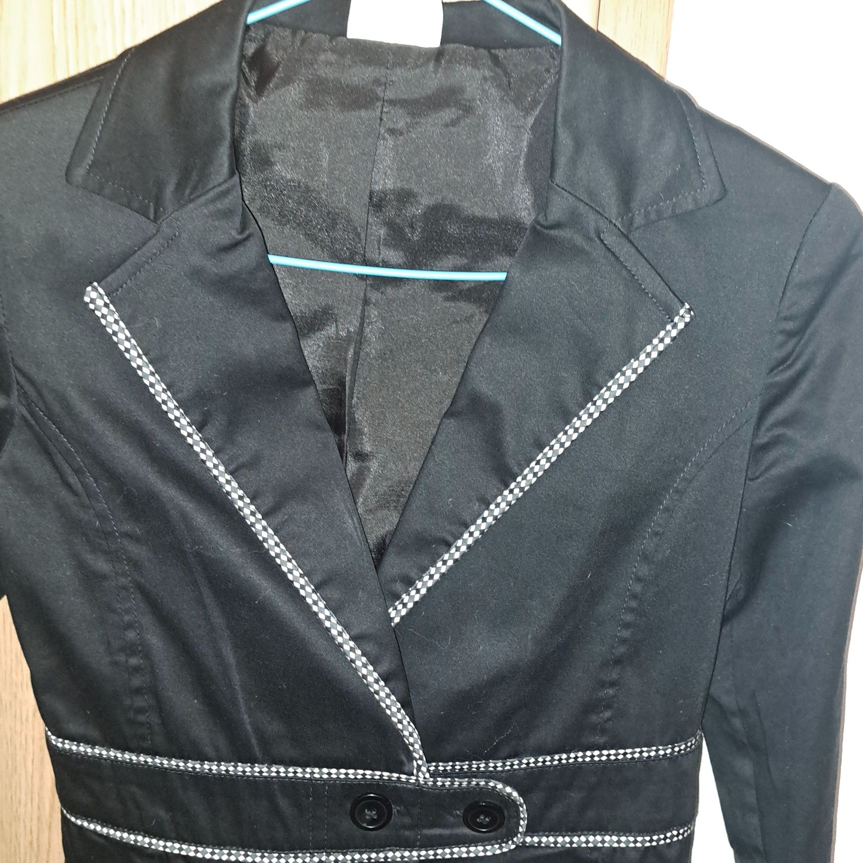 Blazer preto cintado