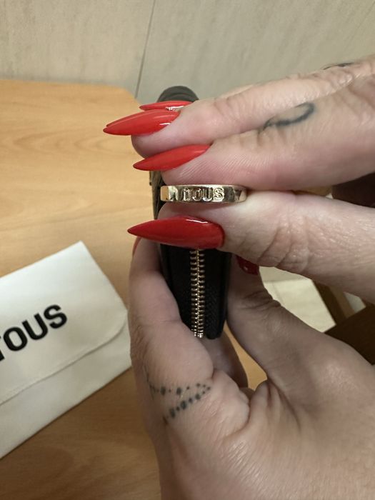 Conjunto Tous em pele - Pouco uso