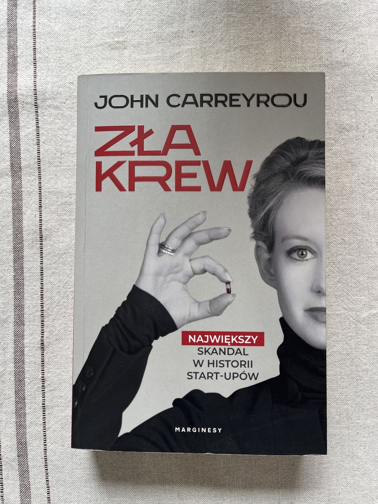 Ksiażka Zła Krew - John Carreyrou