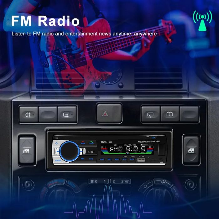 Rádio JSD530 1din Bluetooth Dual USB FM Novo