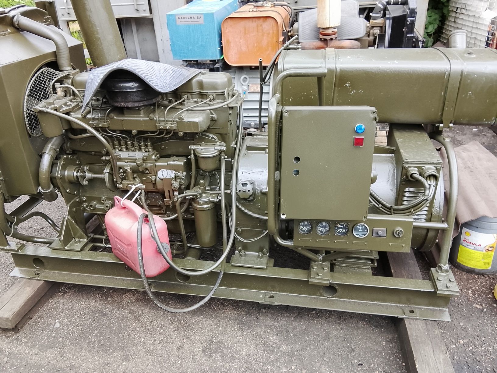Agregat prądotwórczy 40 kw 50 kva silnik leyland Sw 266 prądnica Niemi