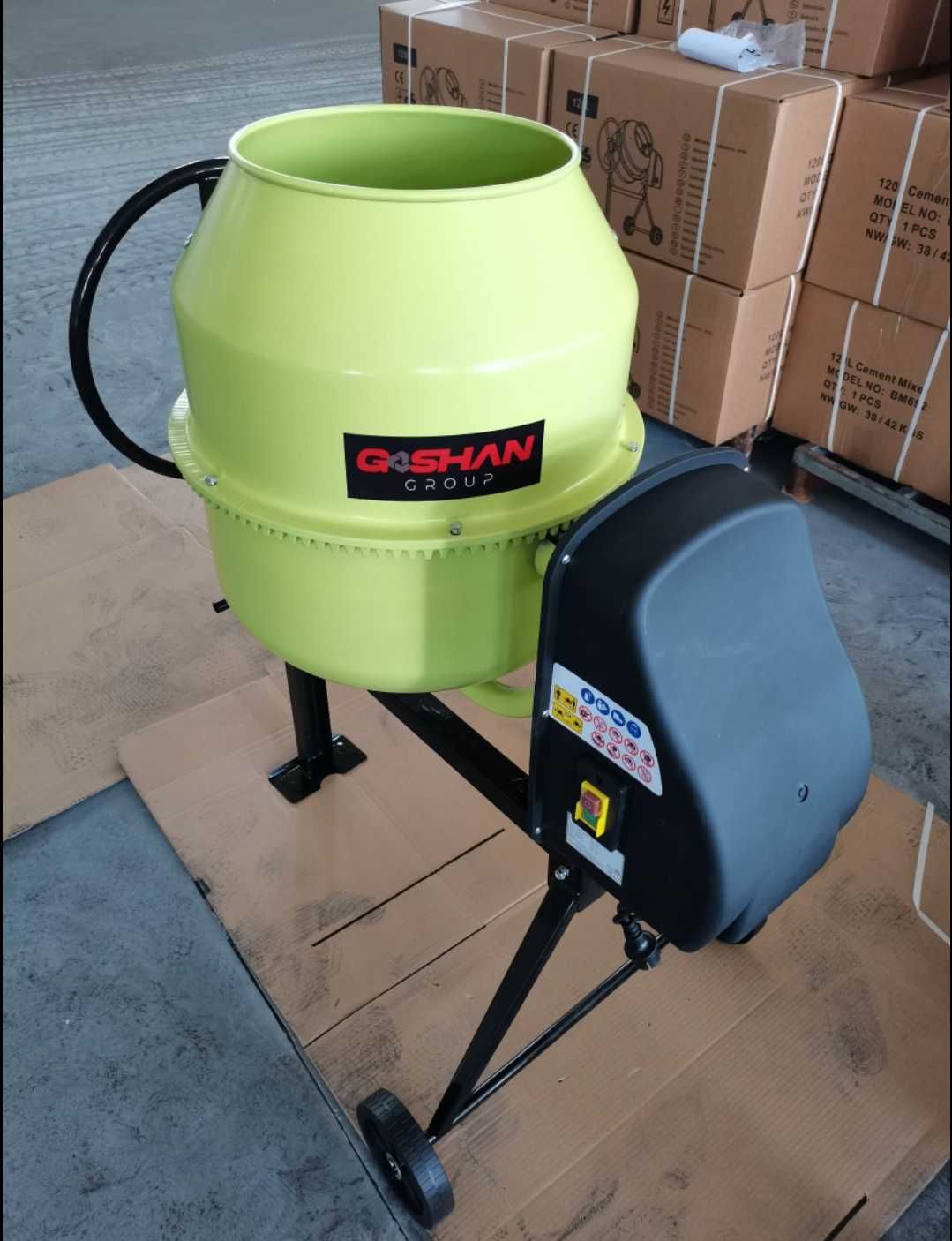 Betoniarka budowlana G-SHAN mieszarka 120L 450W 230V żeliwny wieniec