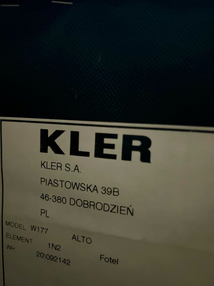 Fotel KLER Wwa Praga-Południe