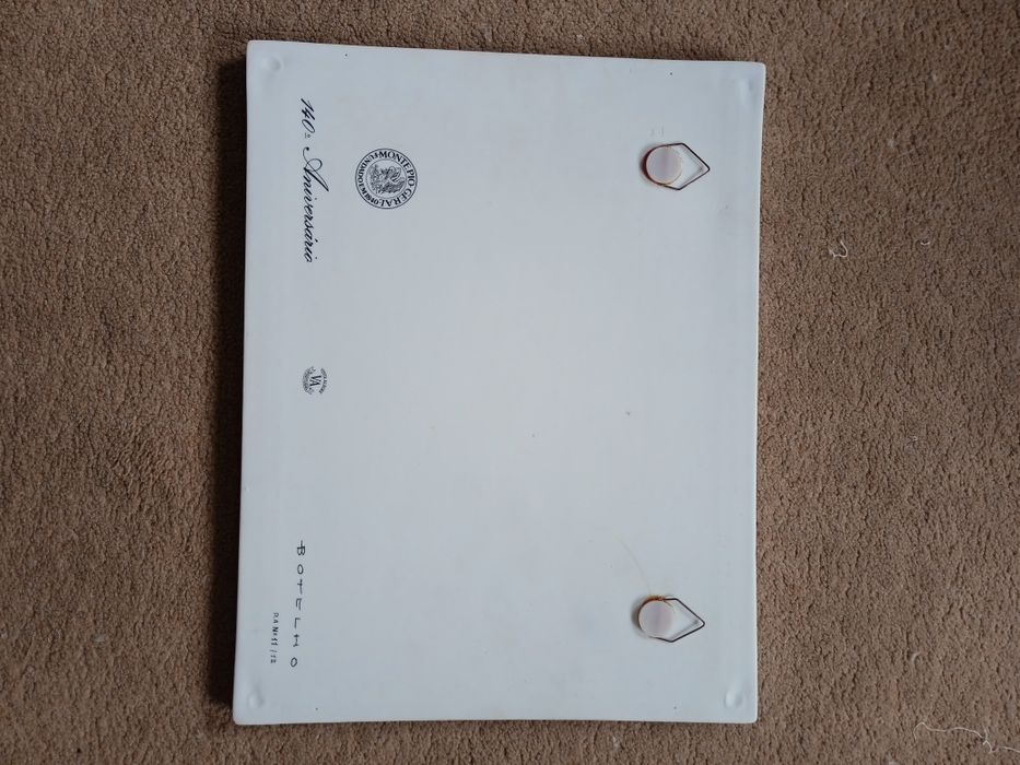 Estampa/pintura a guache Carlos Botelho