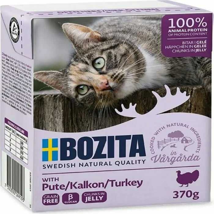 BOZITA kot Kawałki Indyka w galaretce 370g