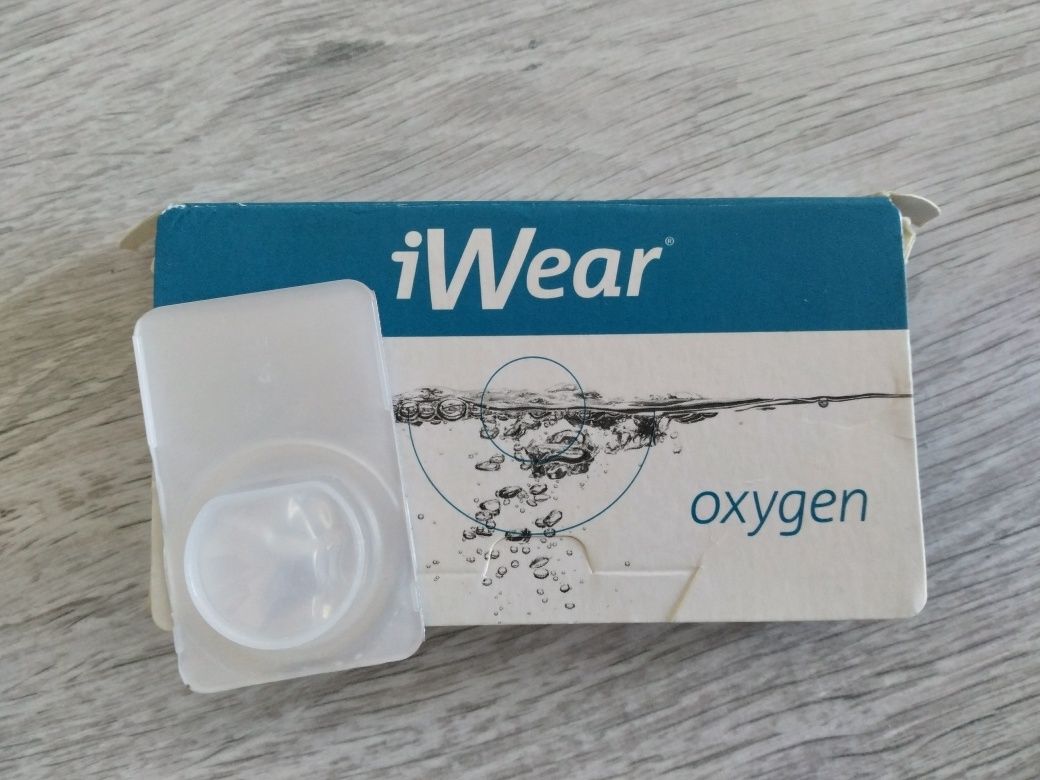 Контактні лінзи iWear oxygen -1.0, контактные линзы + ПОДАРУНОК футляр