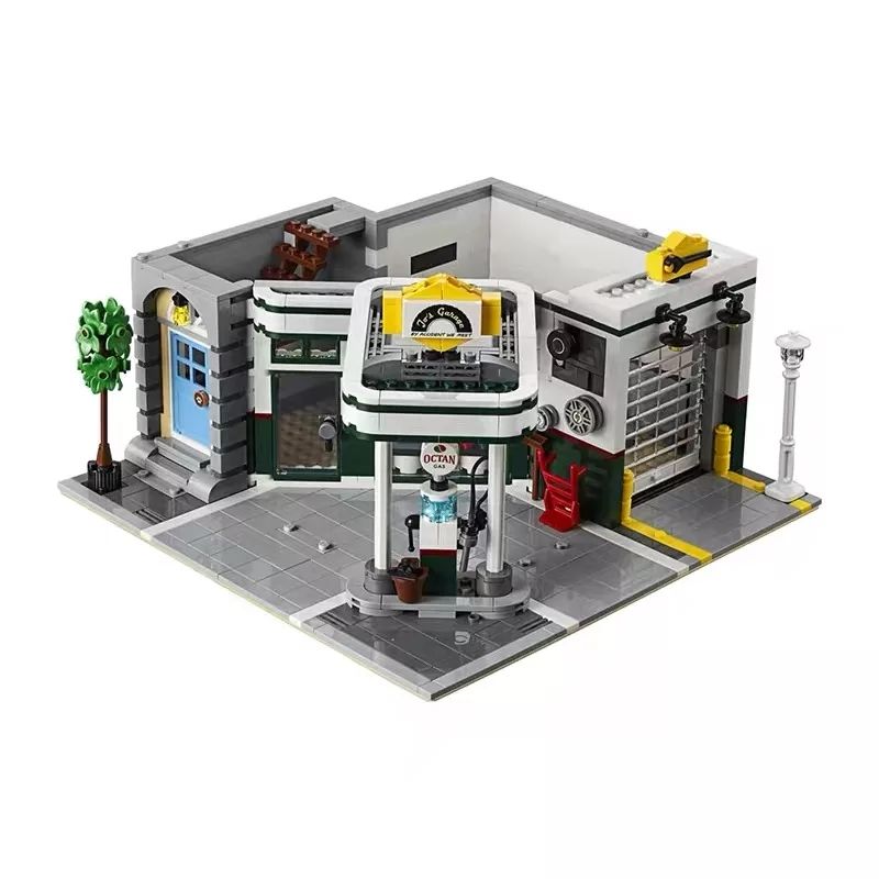 Set Lego modular / casa esquina garagem