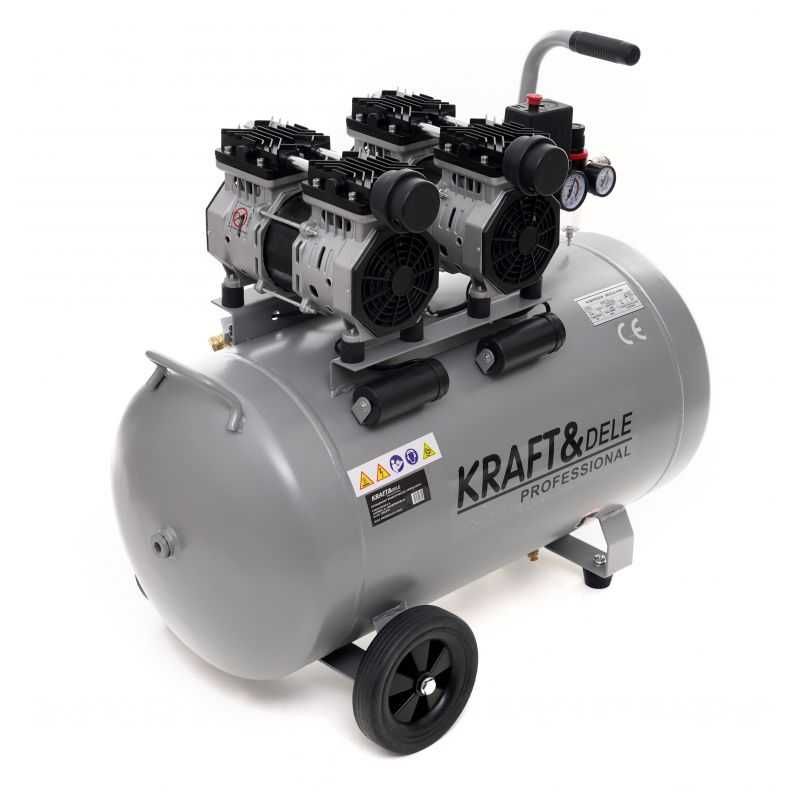 Kompresor BEZOLEJOWY sprężarka 100L 2x1500W 230V/50Hz 8BAR KRAFT&DELE