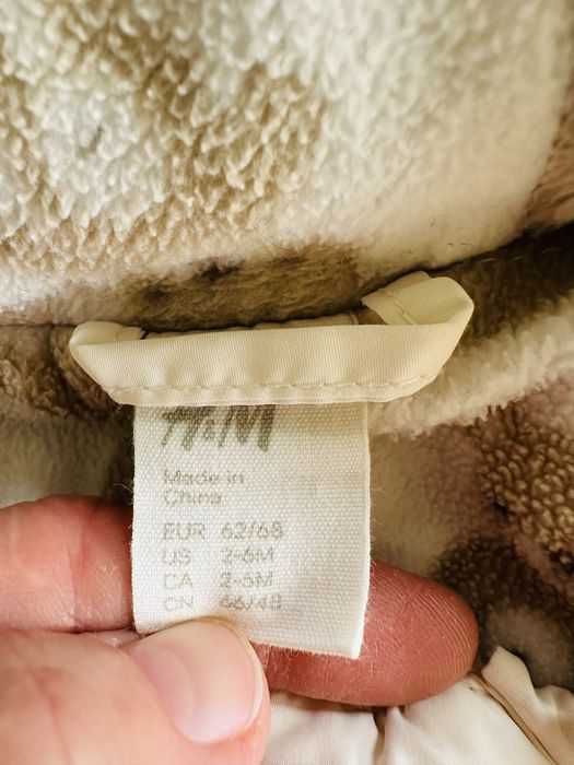 Kombinezon zimowy niemowlęcy H&M 62 / 68 plus czapeczka