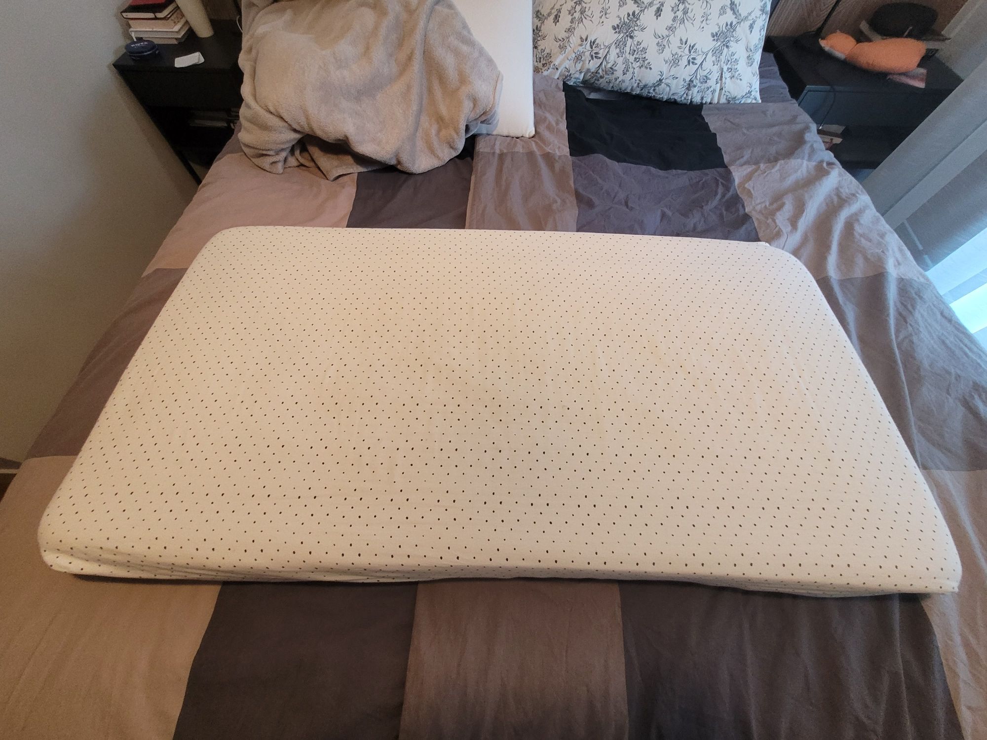 Materac sprężynowy Ikea Jattetrot 120x60 czysciutki + ochr + przesc