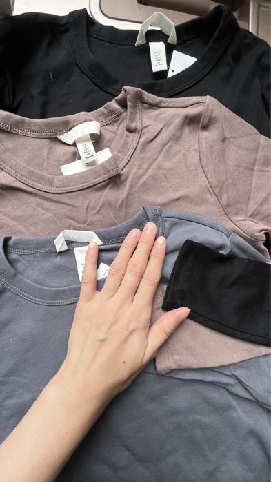 Лонгслів H&M в рубчик