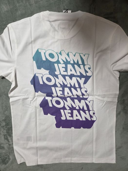 Meski T-shirt Tommy Jeans rozm M biala
