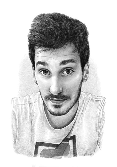 Desenho de Retratos a Grafite e Carvão a partir da sua foto