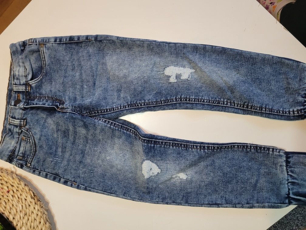 Spodnie jeansowe r 134