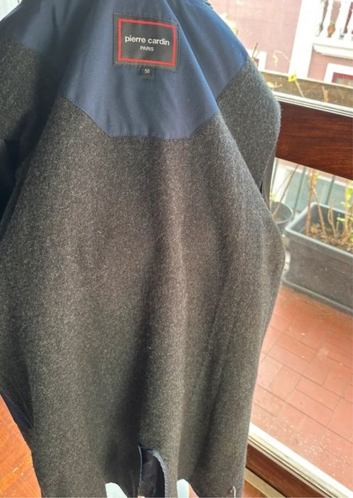 Gabardine Pierre Cardin tamanho 50 azul escuro