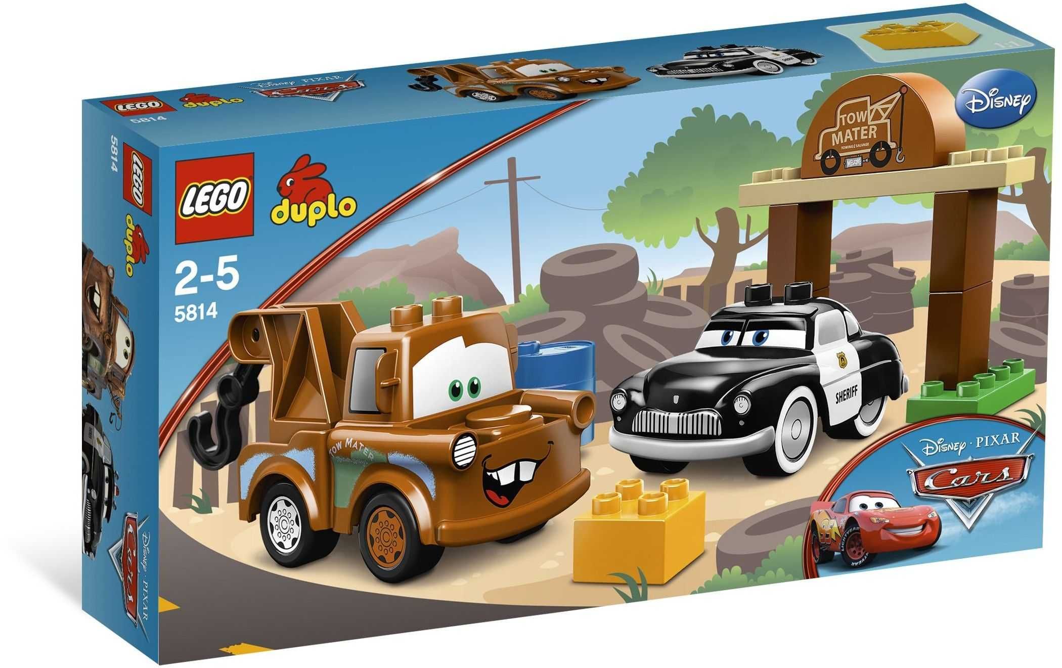 Samochody z zestawu LEGO duplo 5813 i 5814 - Cars, Auta, McQueen