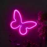 Borboleta Neon (Cor de Rosa)