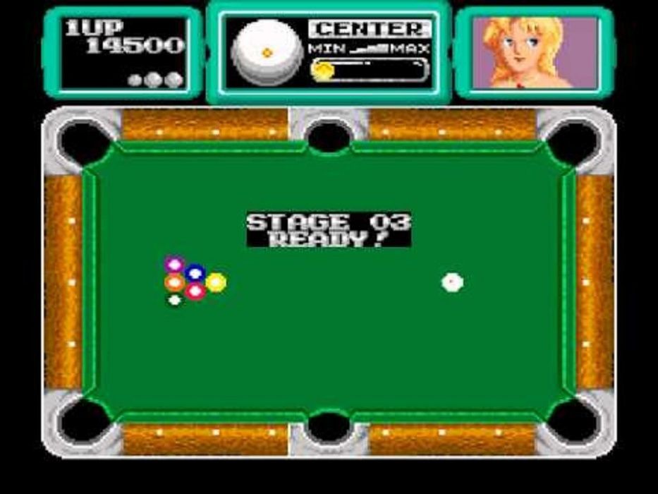 Jogo Pocket Gal ano 1989 bilhar