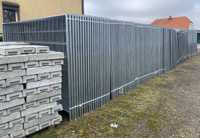 Panel ogrodzenia ażurowy budowlane płoty tymczasowe zestaw 35m ocynk