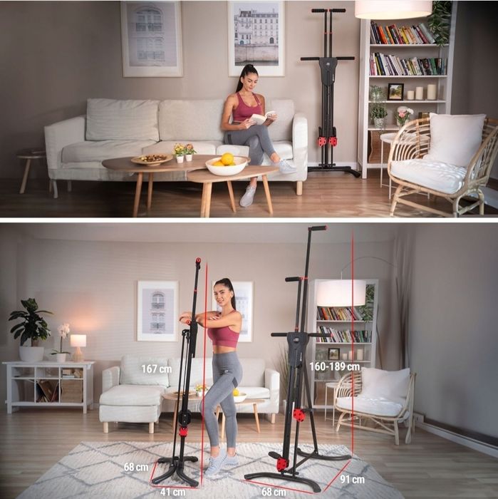 Nowy Wspinacz pionowy symulator wspinaczki z regulacją uchwytów steppe