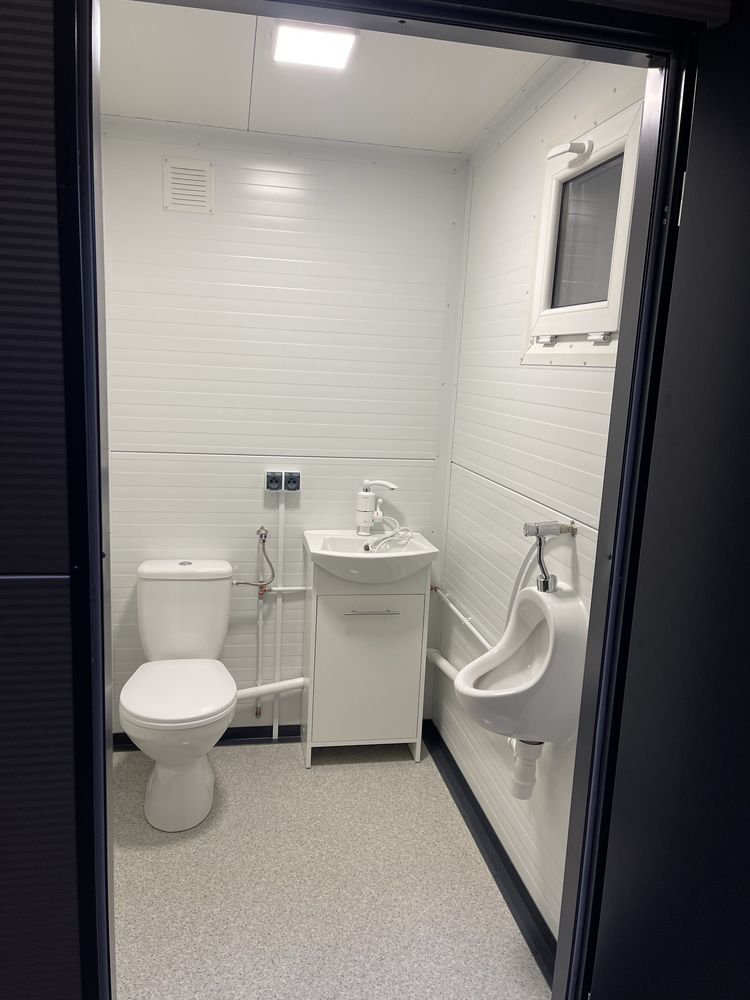 Kontener sanitarny Pawilon WC łazienka kibel toaleta socjalny budka
