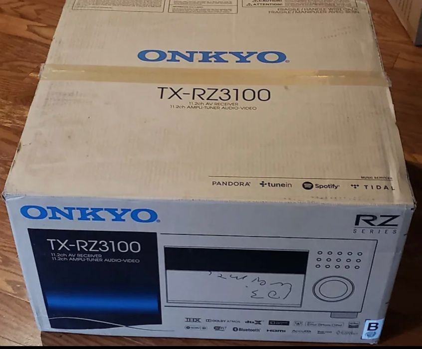 Onkyo Receiver TX-RZ 3100 4K Dolby Atmos DTS X com Factura e caixa