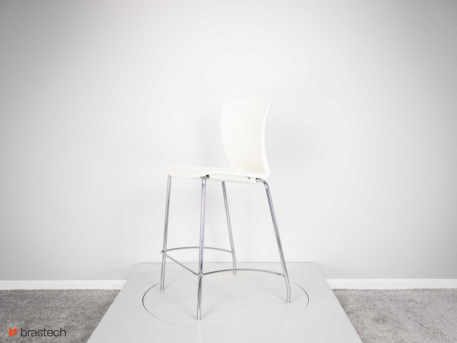 Hoker krzesło metalowe nowoczesny Carina chair