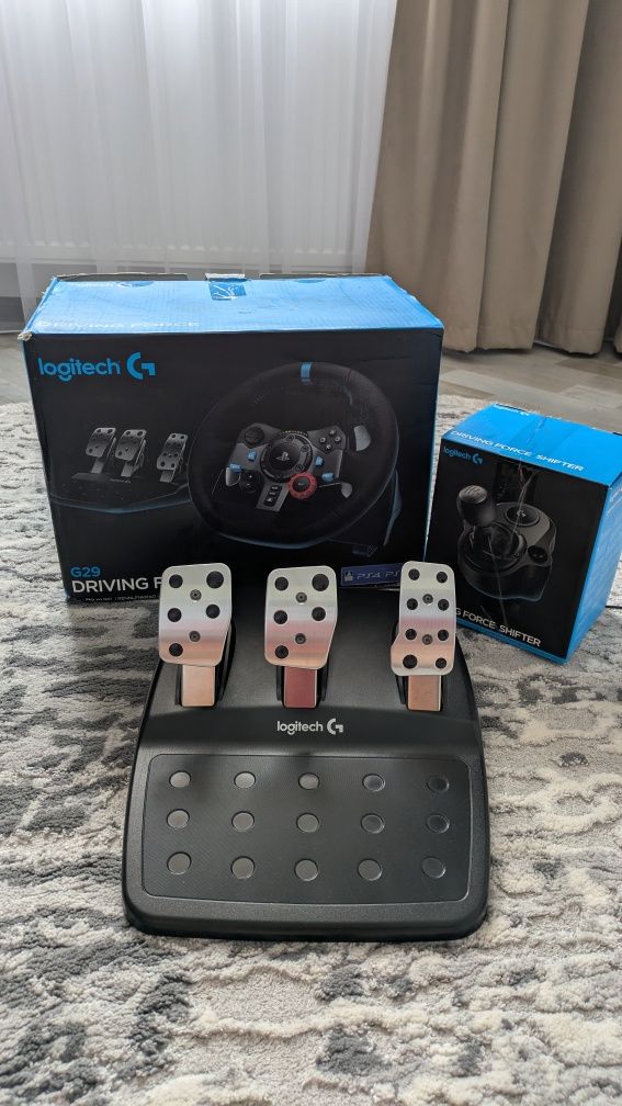 Ігровий руль Logitech g29 + shifter