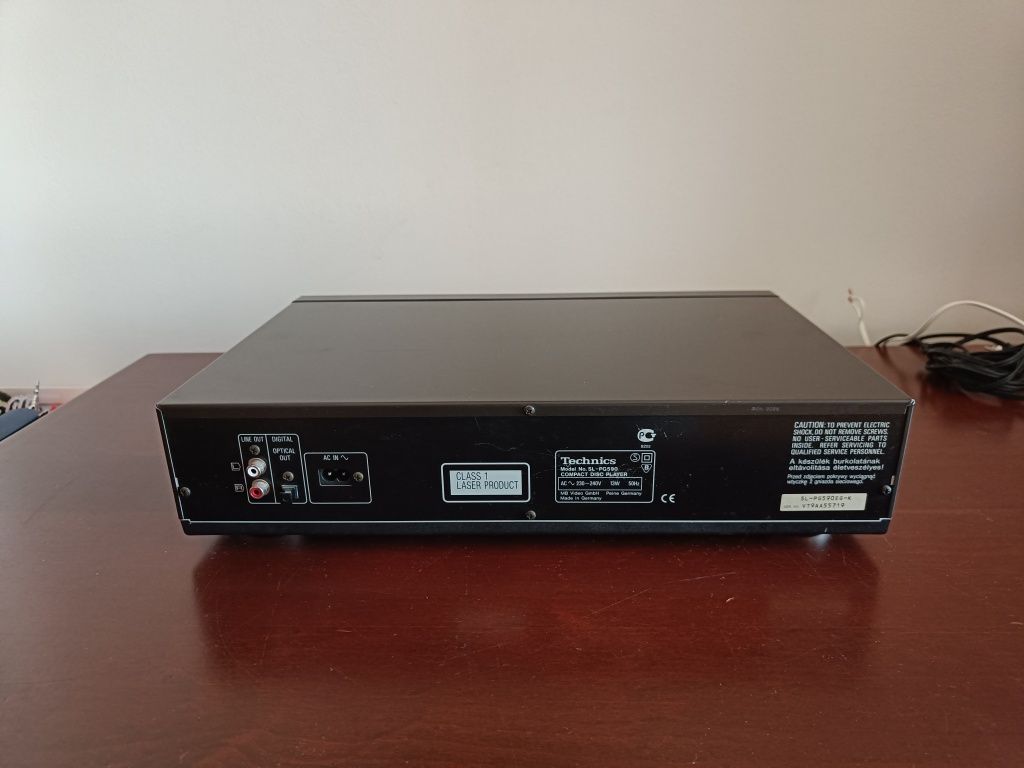 Wieża Technics amp SA-AX530, CD SL-PG590,  magnetofon RS-TR474M