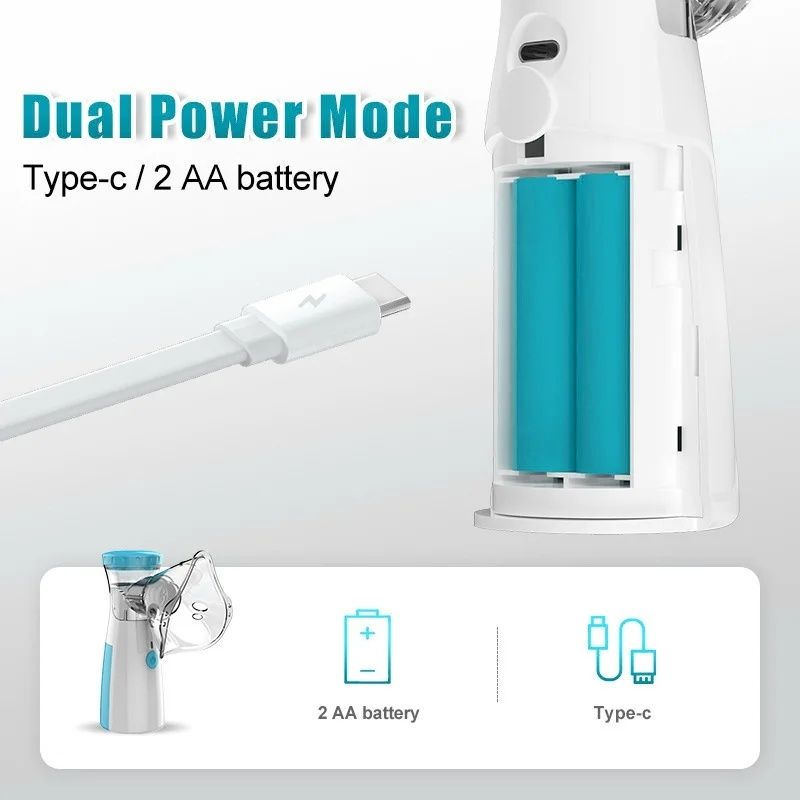 Nebulizador Portátil Ultra-Silencioso e Versátil