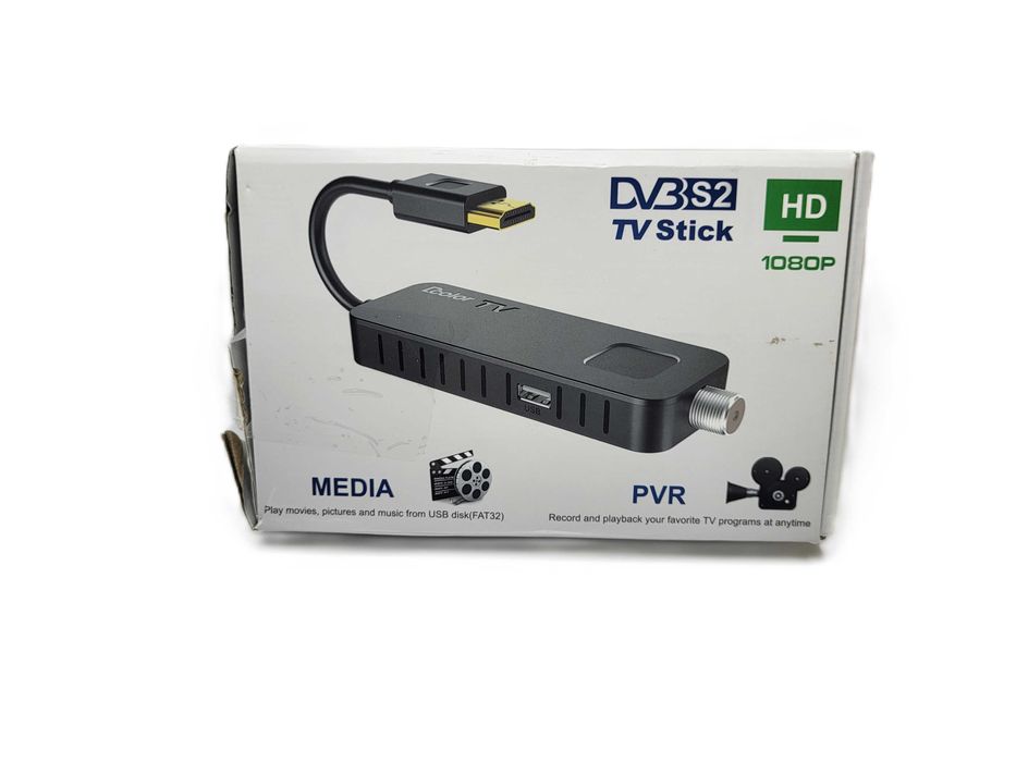 TV Stick DVB-S2 tuner cyfrowy USB do odbioru satelitarnego DVB-S2