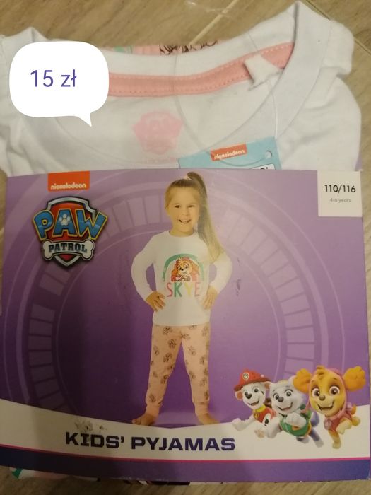 Piżama dziewczęca 110/116