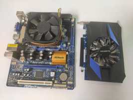 Комплект GT 730 1 GB + AMD Phenom II X3 720 + мать + ОЗУ