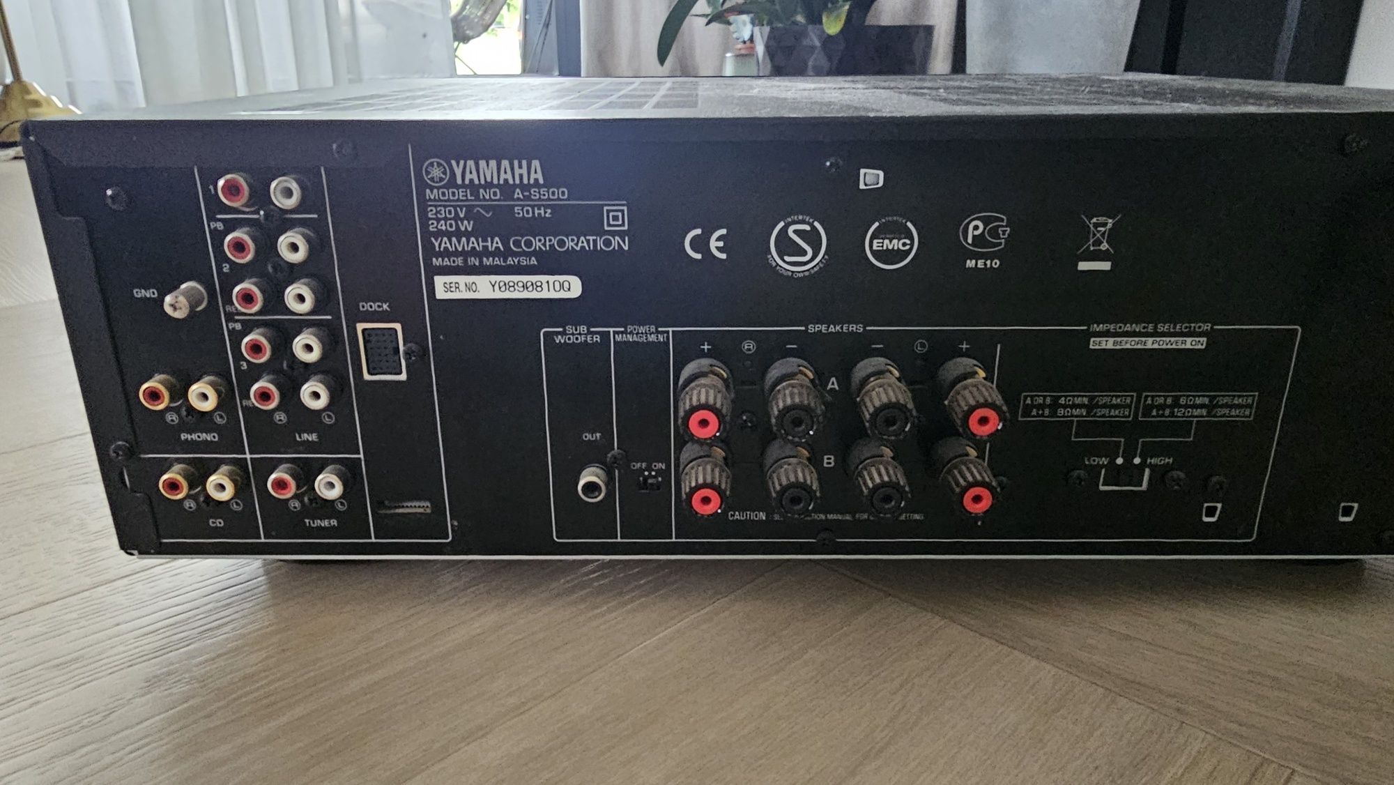 Super zestaw amplituner/wzmacniacz YAMAHA A-S500 +KOLUMNY Q-ACOUSTICS
