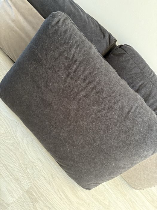 Komplet 3 poduszek dekoracyjnych – szaro-czarne