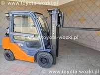 Wózek Widłowy TOYOTA 8FG25 , Kabina, wolny skok, TOYOTA 8FGF25 , LINDE