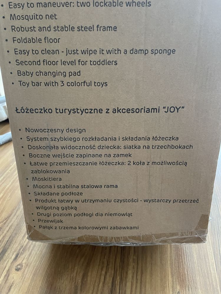 Łóżeczko dziecięce 3w1 Kinderkraft Joy