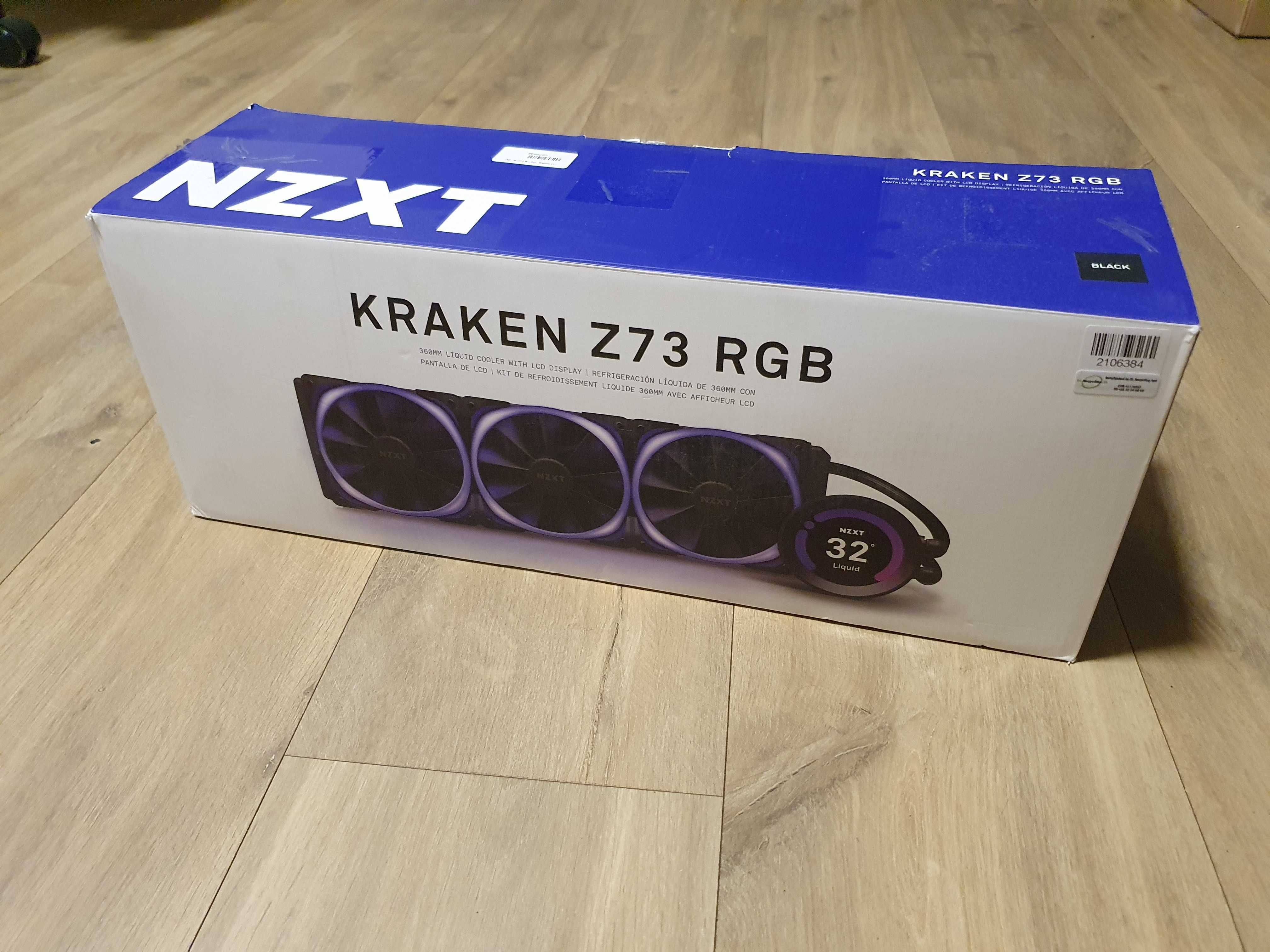 Chłodzenie AiO NZXT Kraken Z73 RGB (360mm). Doskonały stan!