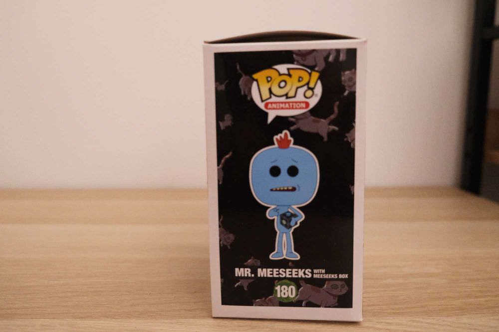 Funko Pop Figure Mr. Meeseeks with Meeseeks Box 180 (Nunca Aberto)