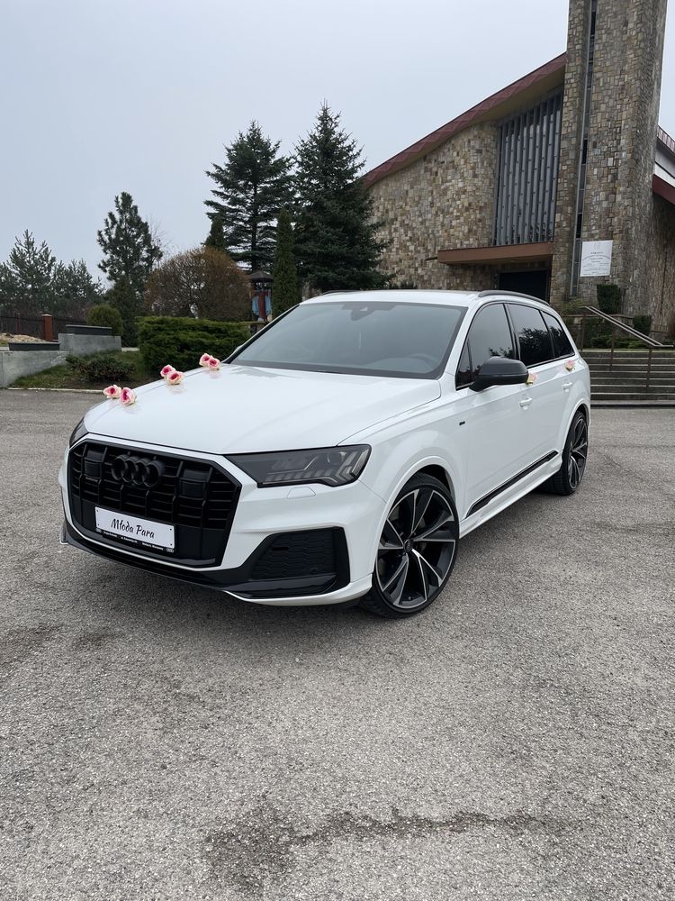 Auto do ślubu SUV Audi Q7 , Q8 Biały