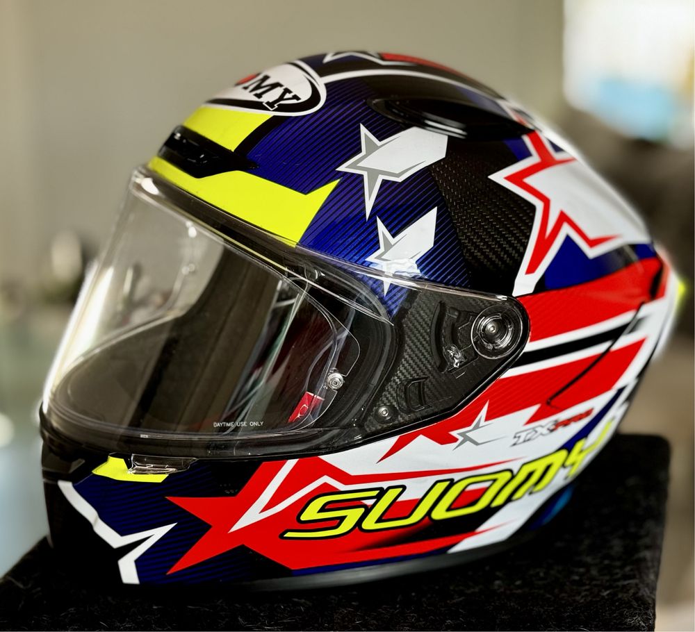 Capacete Suomy TX-Pro Carbono - (M) + Viseira Preta