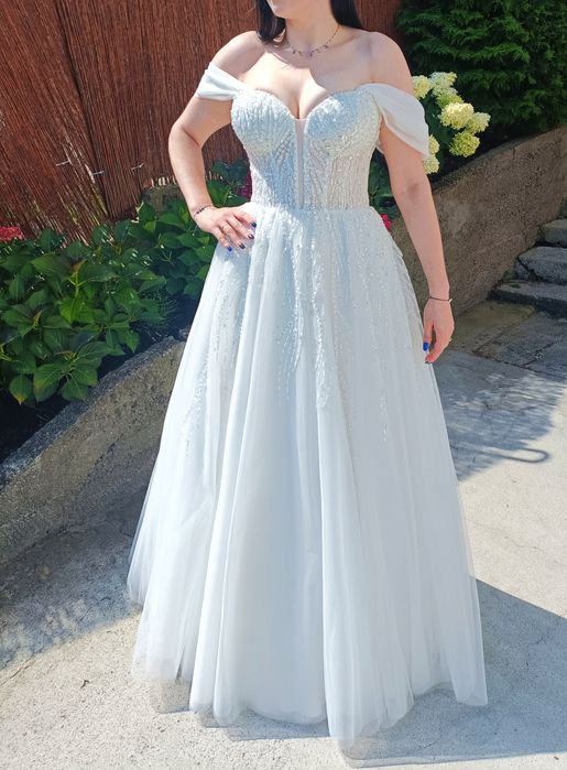 Piękna suknia ślubna blink Glamour tylko mierzona