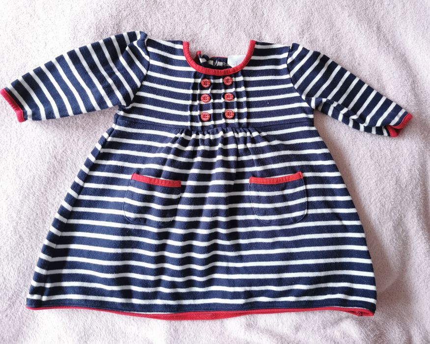 Sukienka, styl marynarski, 68