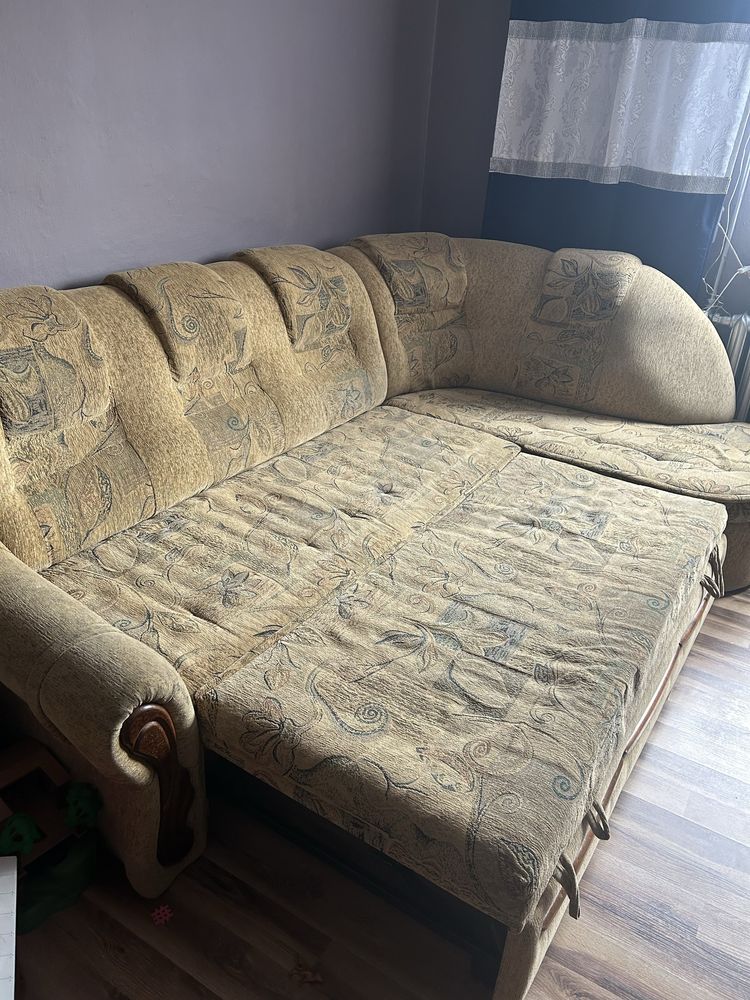 Narożnik z funkcją spania