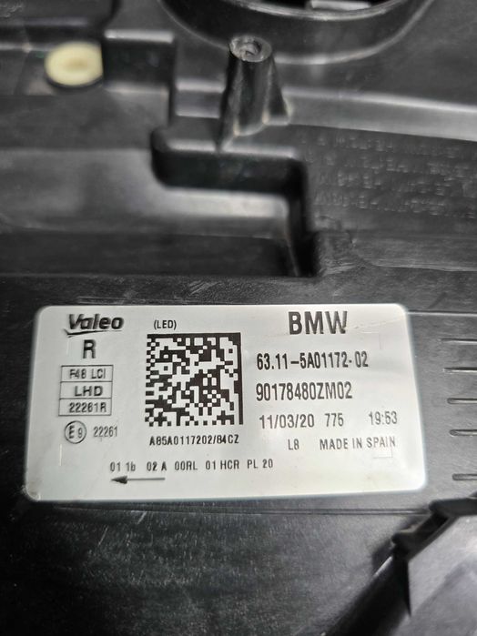 Farol Bmw X1 F48 FullLed Lci